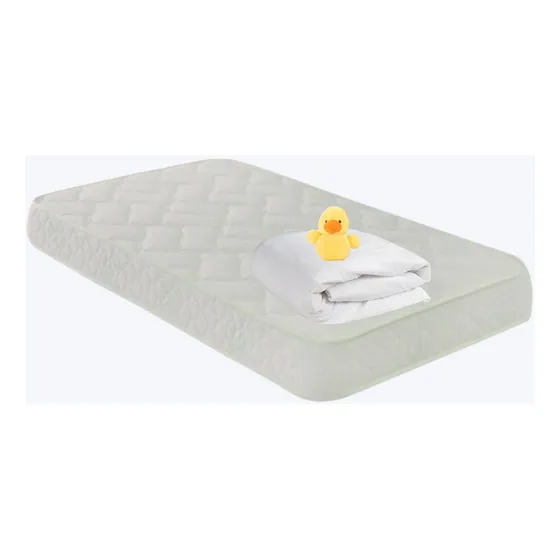 Colchón Para Corral De Bebé  130 X 70 + Protector Antifluido
