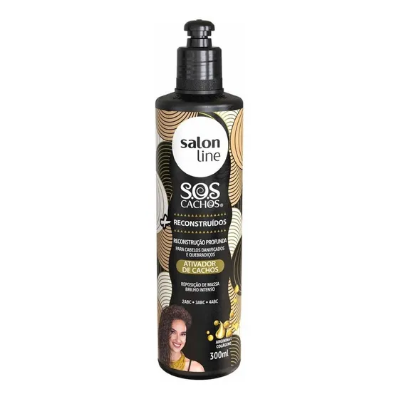 Ativador De Cachos Sos Cachos Reconstruídos Salon Line