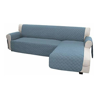 Funda De Sofa Easy-going Reversible En Forma De L Celeste Funda De Sofa Easy-going Reversible En Forma De L Celeste