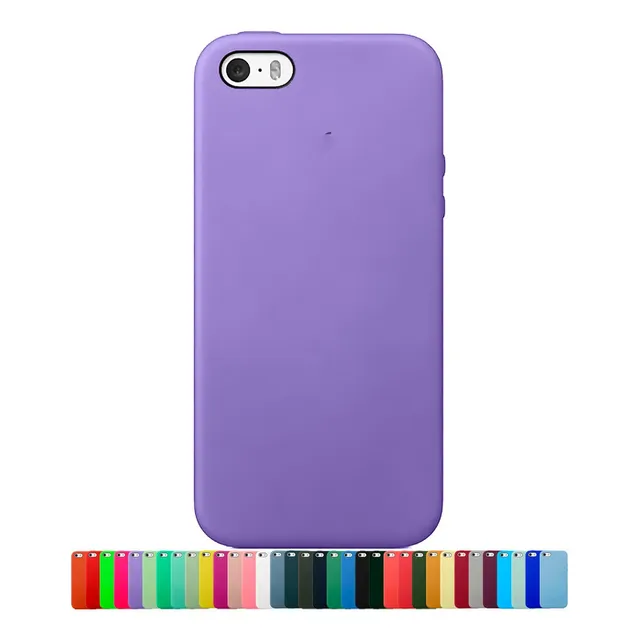 Capa Capinha Silicone Compatível Com Apple iPhone 5, 5s E Se