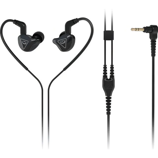 Auriculares intraurales Behringer Mo240 Monitor con doble controlador, color negro