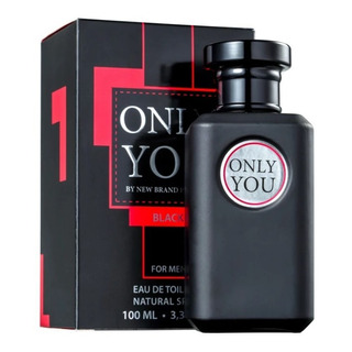 Perfume New Brand Prestige Only You Black For Men 100ml - Selo Adipec Perfume New Brand Prestige Only You Black For Men 100ml - Selo Adipec