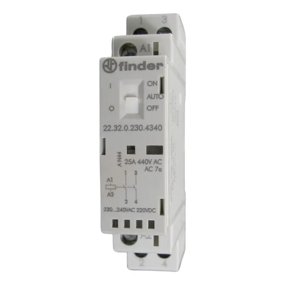 Contactor Modular 230ac/dc 25a Finder