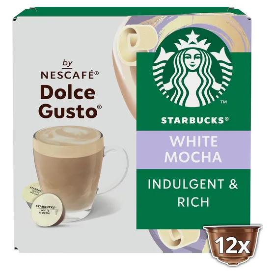 Cápsulas de Café Nescafe Starbucks White Mocha 123g