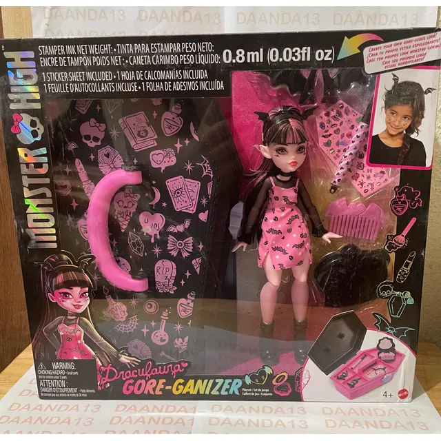 Draculaura G3 Gore Ganizer Monster High Caja Con Detalles