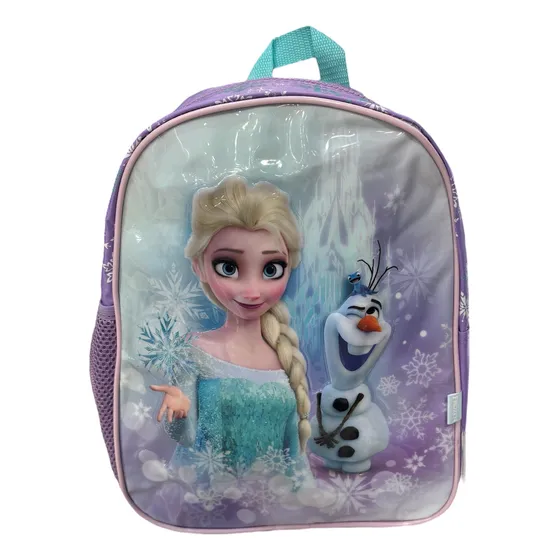 Mochila Frozen Infantil De Jardin Elsa Y Anna 12 Pulgadas