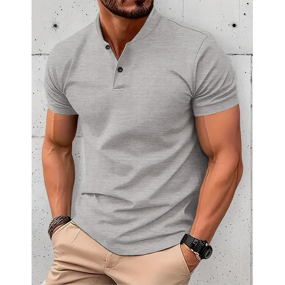Playera Essens Casual Moda Tipo Polo Cuello Mao Calidad E018