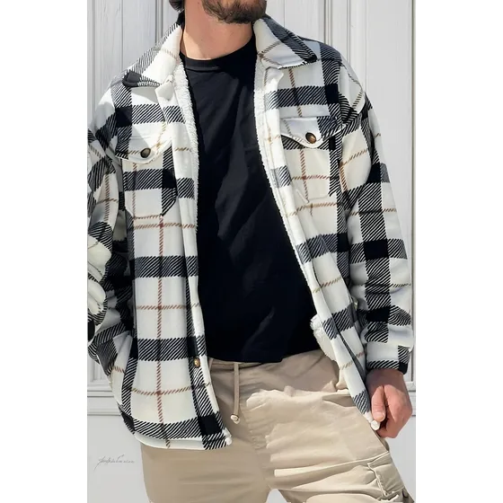 Sobrecamisa Corderito Oversize Leñadora Unisex Talle Único