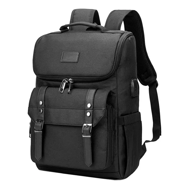 Ordenador Con Usb Bolso De Viaje Vintage Oxford Tela Mochila