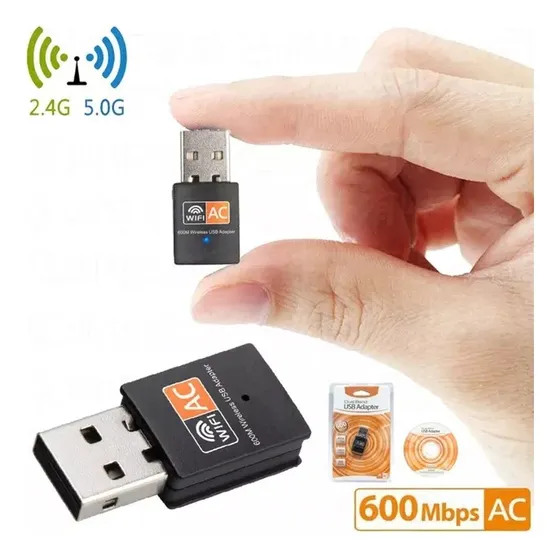 Adaptador Antena Usb Wifi Doble Banda Y Bluetooth Ac600