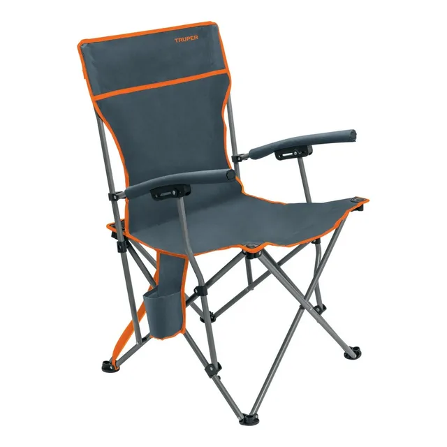 Silla Plegable Truper - Playa, Camping Color Gris