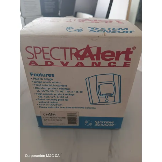 Altavoz/estroboscópico, 12/24 Vdc Spetralert
