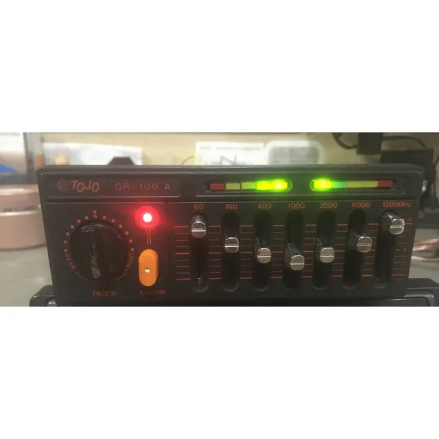 Tojo Gr 100 A  Amplificador E Equalizador Novinho Original
