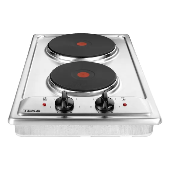 Encimera ELP32000XFLIX Eléctrica 2 Platos Gris Teka 220V