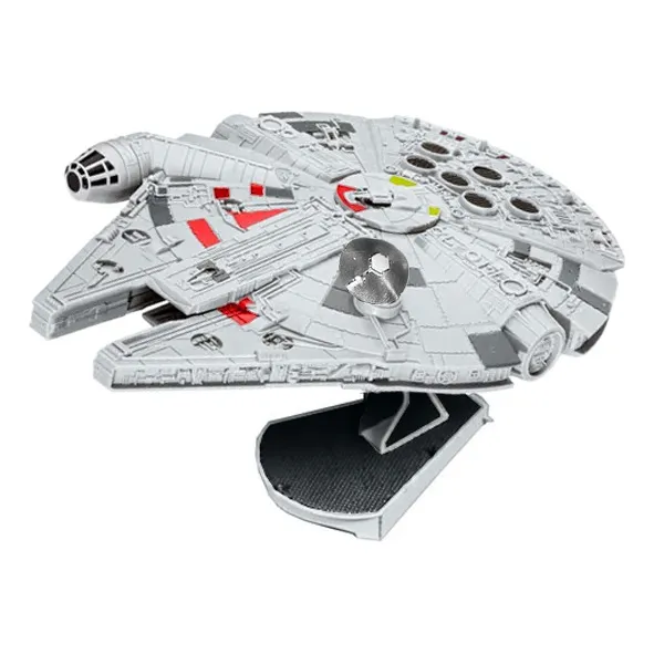 Rompecabezas 3d Metálico Millennium Star Wars Piezas Color