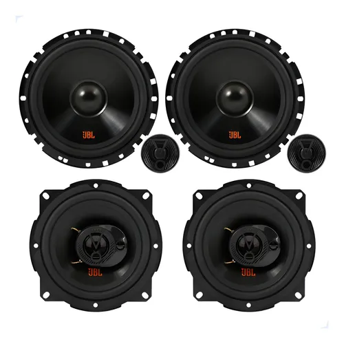 Alto-falante componente de 3 vias Alpine Media Set Hdz-653