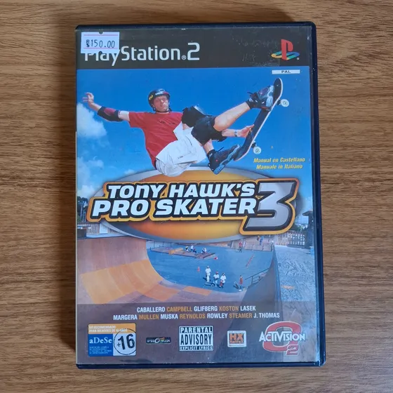 Tony Hawks Pro Skater 3 Ps2 Europeu -pal