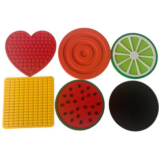Tapete Sensorial - Kit Com 6 Unidades-sensorial Tátil (mãos) Tapete Sensorial - Kit Com 6 Unidades-sensorial Tátil (mãos)