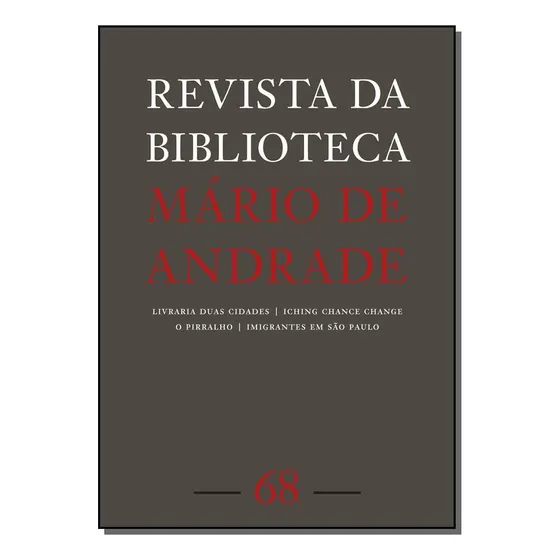 Revista Da Biblioteca-mario De Andrade N.68