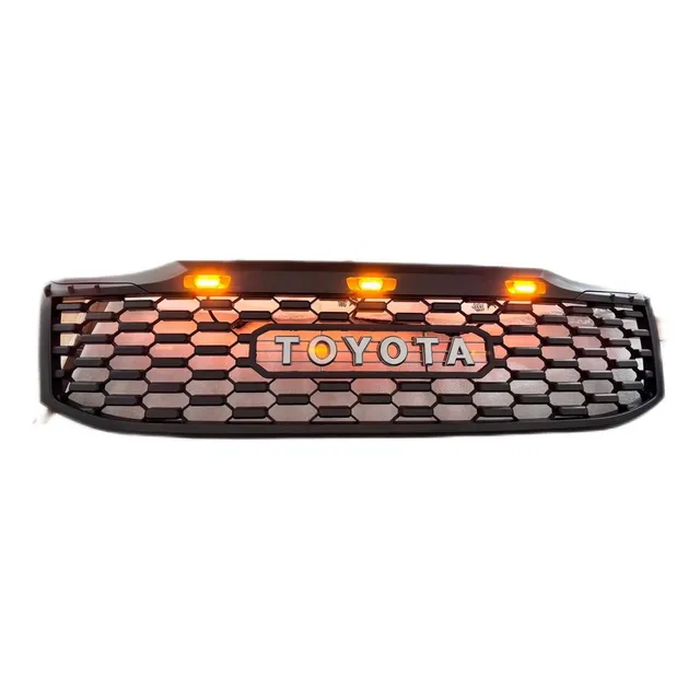 Parrilla Panel Con Led Para Toyota Hilux/sw4 2011/2015