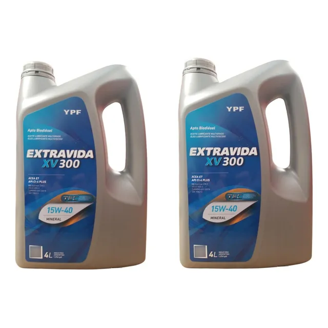 Ypf Extra Vida Xv300 15w40 X8 Litros