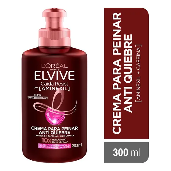 Crema Para Peinar Caida Resist L'Oreal Paris Elvive 300ml