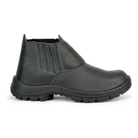 Bota De Segurança Profissional Epi Ca 31701 Com Bico Pvc Preto 39 Br