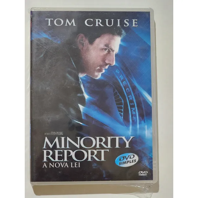 Dvd Minority Report A Nova Lei 2002 Original Lacrado