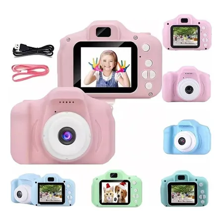 Maka Mini Videocámara Digital Para Niños Color Rosa