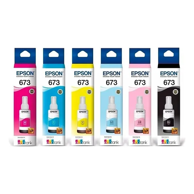 Sistema De Tinta Continuo Epson T673 Con Capacidad De 70cc