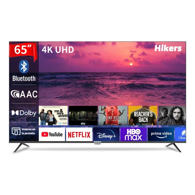 Smart Tv Hikers 65  4k Android Con Hdmi Dolby/aac Bluetooth