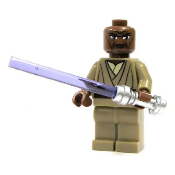 Minifigura Lego Star Wars Clone Wars Mace Windu Con Lightsab