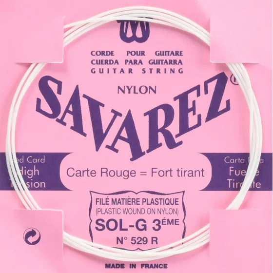 Savarez Cuerda Para Guitarra Clasica 529r Plastico Nailon Nt