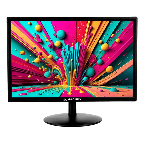 Monitor Gamer Magnux Pc Led 19 Pulgadas Multicolor New Color Negro 110v