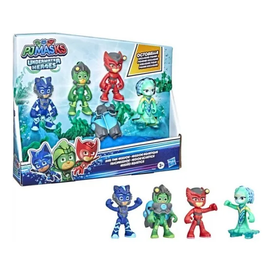 Figuras De Acción Pj Masks Misión Acuática Hasbro