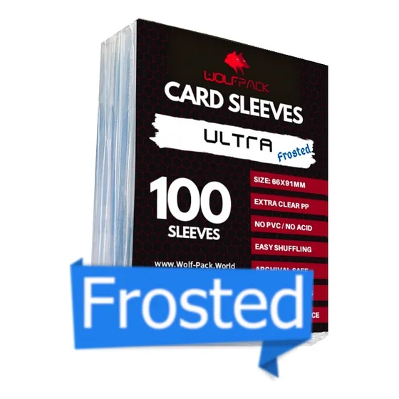 Protectores De Cartas Frosted Premium (100 Unidades) 66x91mm