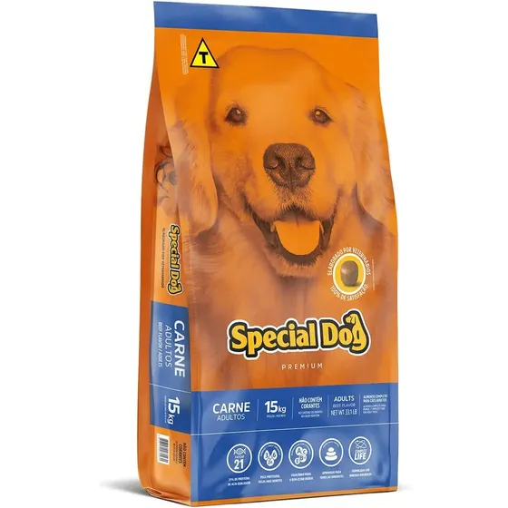 Alimento Ração Special Dog Premium Carne 15kg