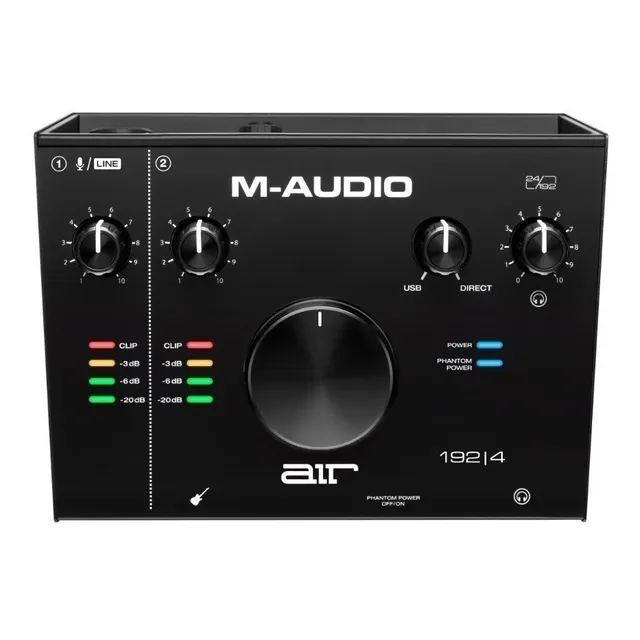 Interfaz M-Audio Air 192|4 negra 1.ª gen
