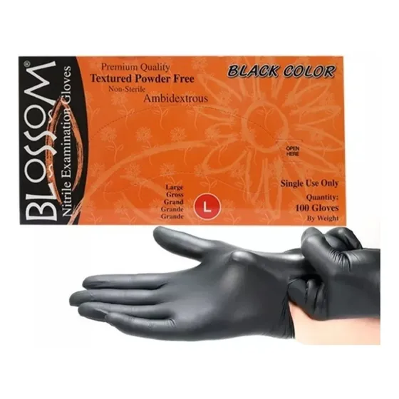 Guantes De Nitrilo Negro 