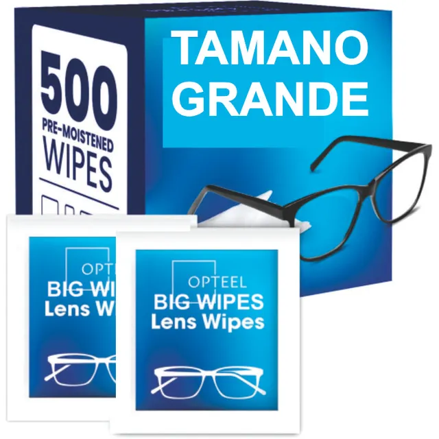 Paños Húmedos Tipo Zeiss 500 Toallitas Limpieza Gafas Lentes Pantallas  Lens Wipes