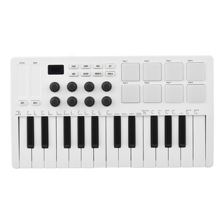 Controlador Midi M-vave De 25 Teclas Y 8 Perillas Con Rgb Re Controlador Midi M-vave De 25 Teclas Y 8 Perillas Con Rgb Re