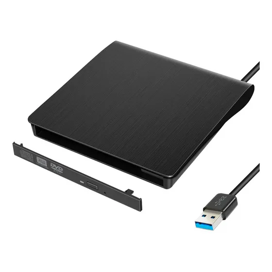 Gaveta Para Gravador De Cd/dvd De Notebook Sata 9,5mm Externo USB3.0