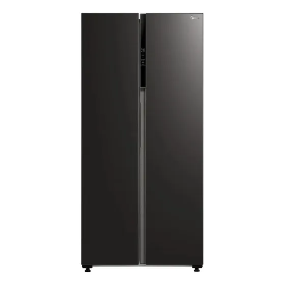 Heladera Black Inverter 482l Side By Side Midea Mdrs619fgr28