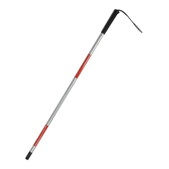 Baston No Vidente Blanco Aluminio Ciego Care Quip C157 Ntpb