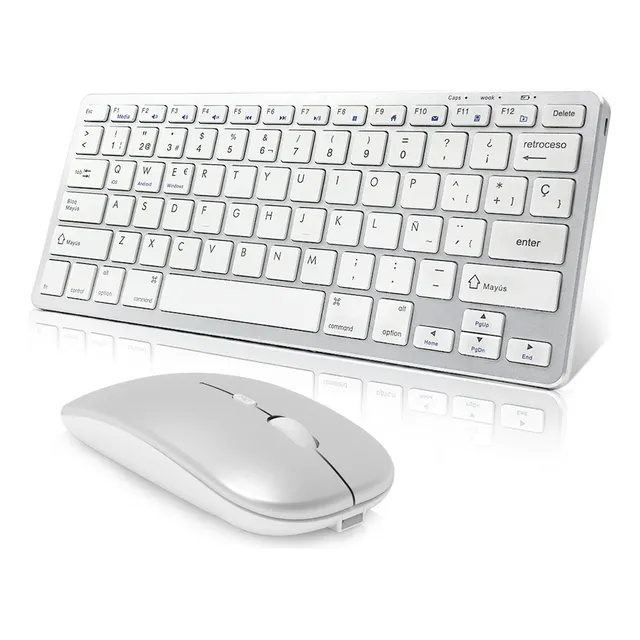 Free Wolf 922 Kit Teclado Y Mouse Español Inalámbrico Qwerty