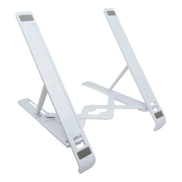 Soporte ajustable para laptops Electroland Soporte Laptop N8 Blanco
