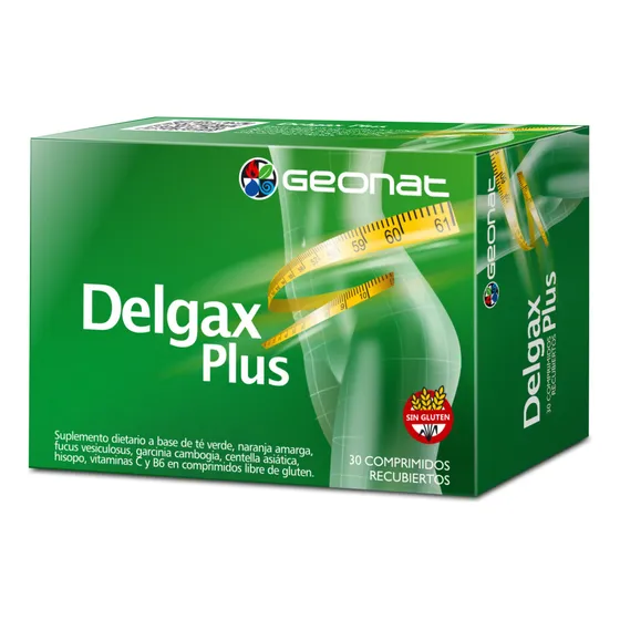 Adelgazante Natural- Delgax Plus (x30 Comp) - Geonat Sabor Sin sabor