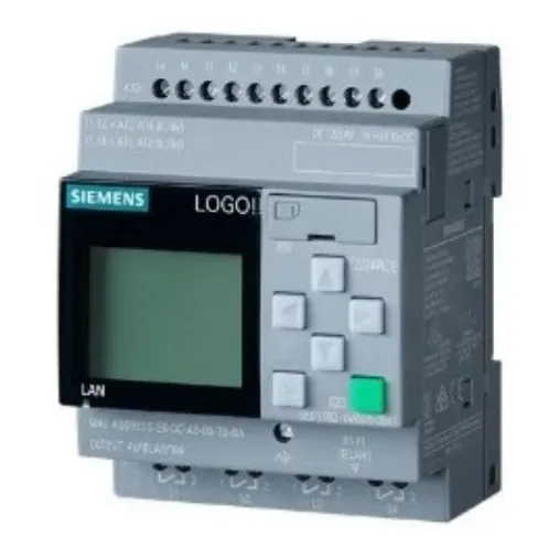 Plc Logo Siemens 12/24vdc/relay, 8 Di (4 Ai)/4 Dq