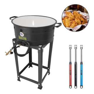 Fritadeira 26 Litros Industrial Fogão Pasteleiro Com Tacho Fritadeira 26 Litros Industrial Fogão Pasteleiro Com Tacho