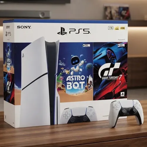 Control Astro Bot Ps5 Consola Playstation 5 1 Tb: Astro Bot Y Gran Turismo 7 | Meses sin interés